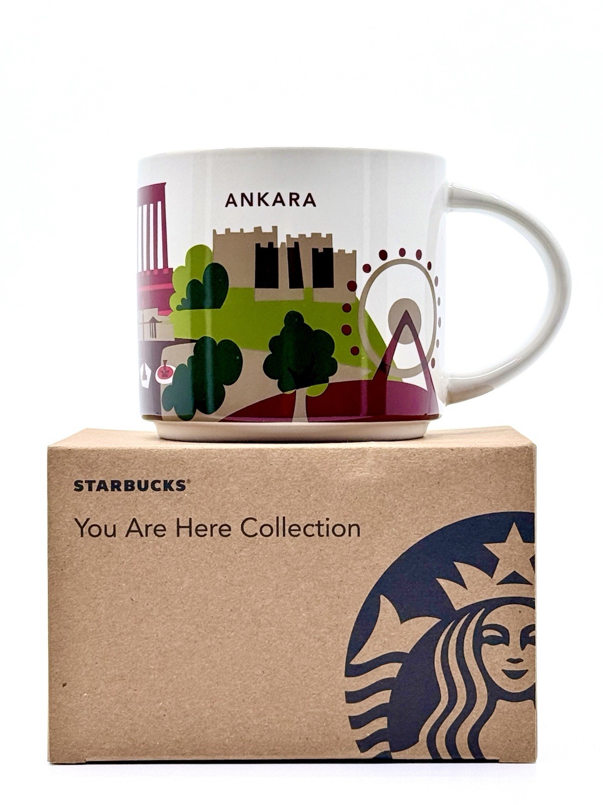 Starbucks ANKARA Turkey You Are Here Collection Series 14 oz Coffee Mug NEW 🇹🇷