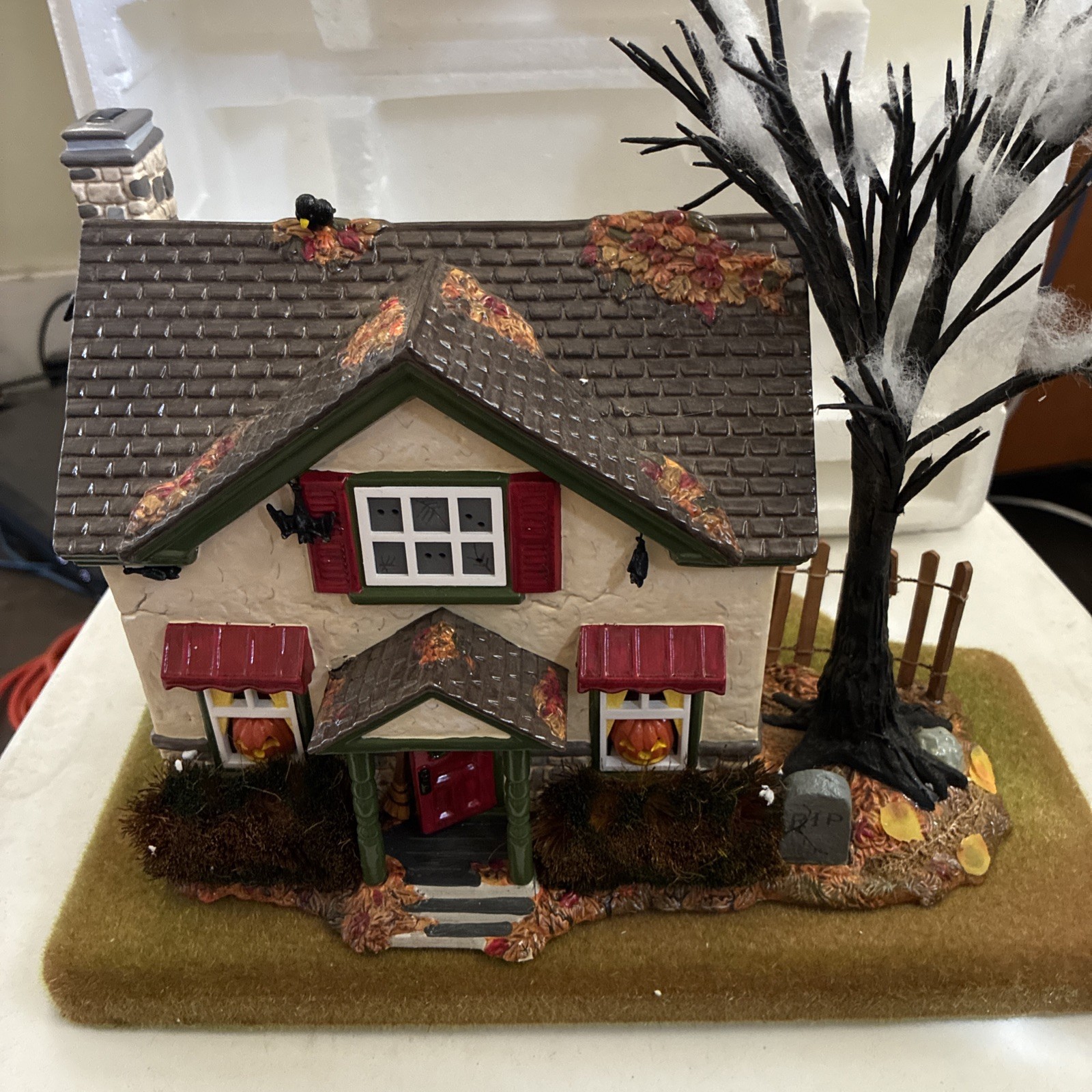 Dept 56 Halloween Hauntsburg House 55058 Retired COMPLETE Box Tested Works
