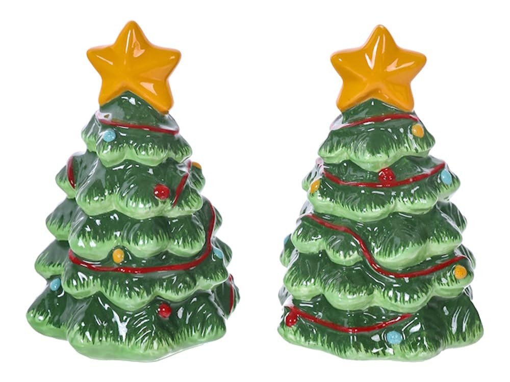 Christmas Tree Salt and Pepper Shakers 2.75\