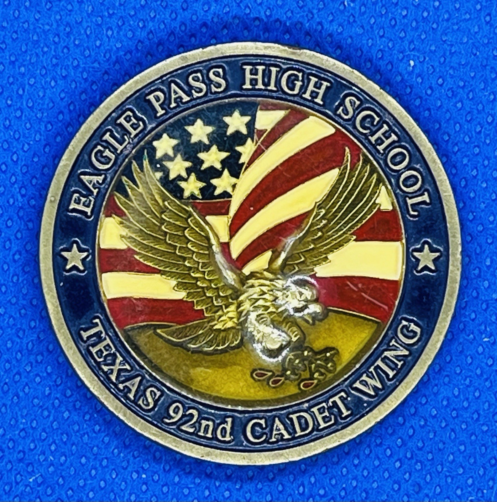 Eagle Pass High School 92nd Cadet Wing Challenge Coin Eagle Pass, Texas