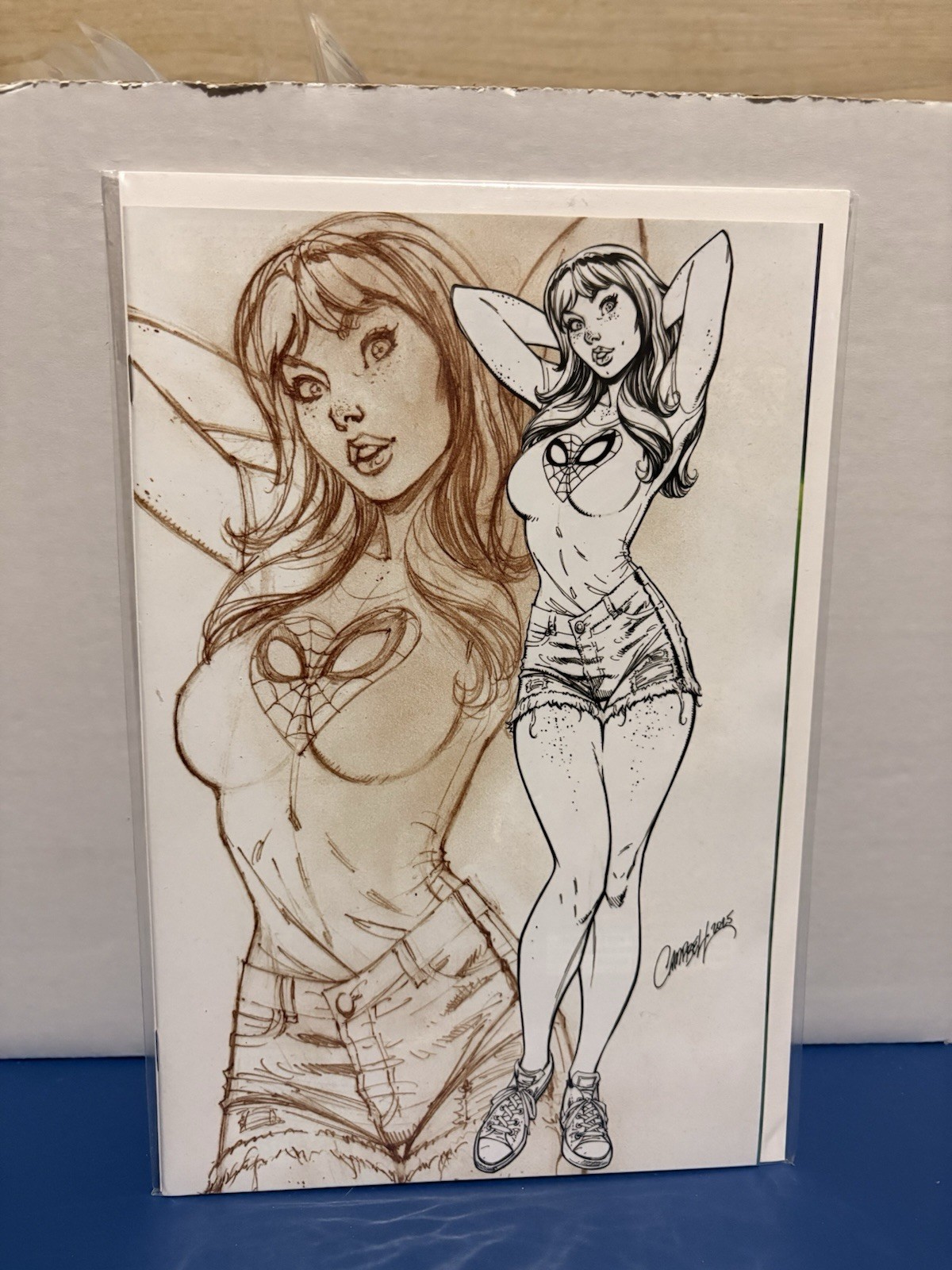 2025 NYCC Panel Exclusive J Scott Campbell Amazing Spider-man #9 NM+