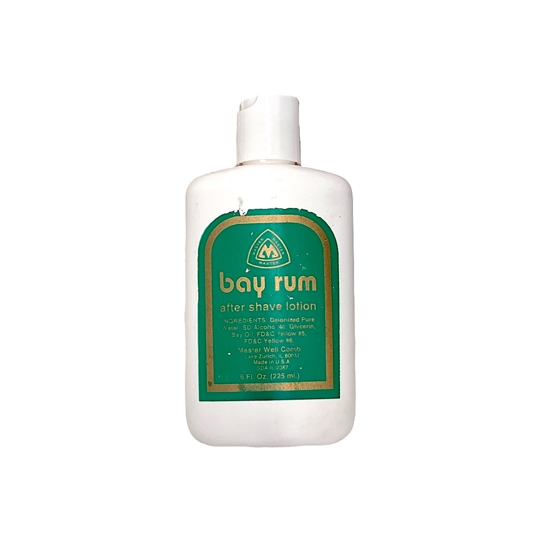 Vintage Master Well Comb Bay Rum After Shave Lotion Bay Oil 6 oz