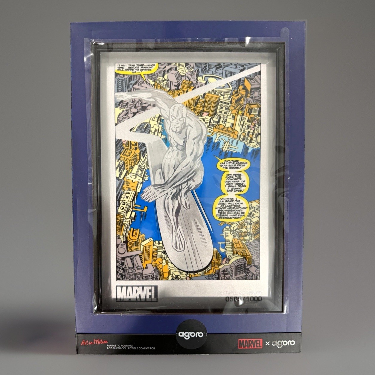 Marvel Art in Motion Bundled Agoro Fantastic Four Silver Surfer Collection 