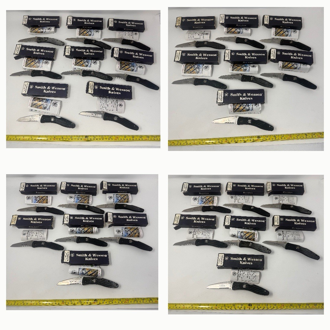 29x LOT - Smith & Wesson Cuttin\' Horse Model CH006SER Folding Knife
