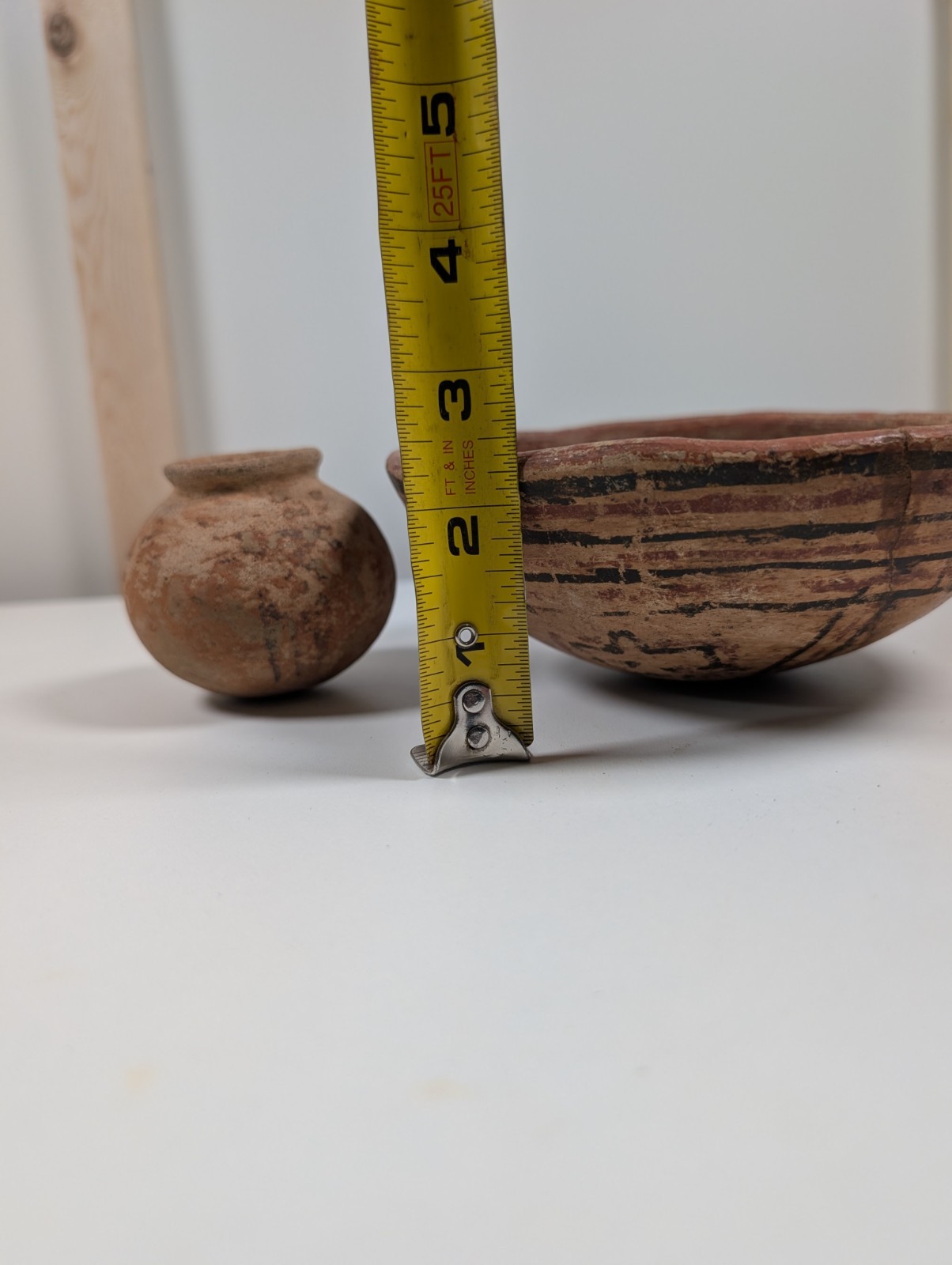 Potentially Hohokam Antique Small Pottery Bowl and mini pot. 