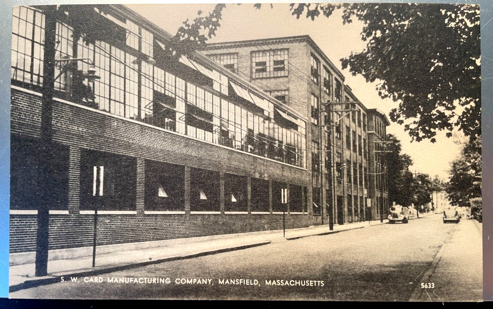 Vintage Postcard 1907-1915 S.W. Card Manufacturing Co., Mansfield, Massachusetts