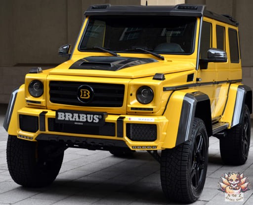 Brabus 4x4 2 on Mercedes-Benz G 500 4x4 2 2016 Yellow 1/43