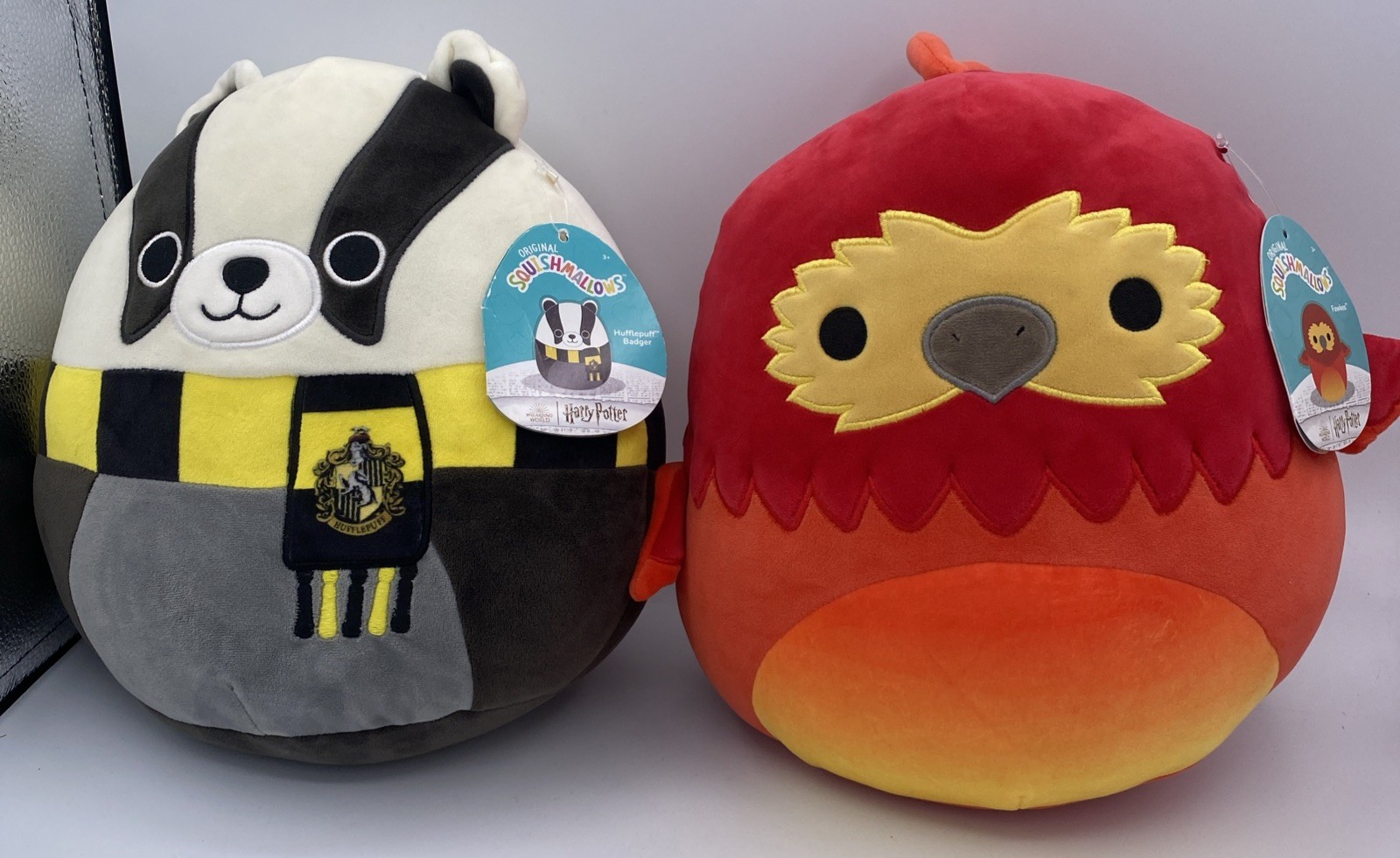 NEW 10” Squishmallow Harry Potter Ravenclaw Raven Robe Plush Hufflepuff Badger
