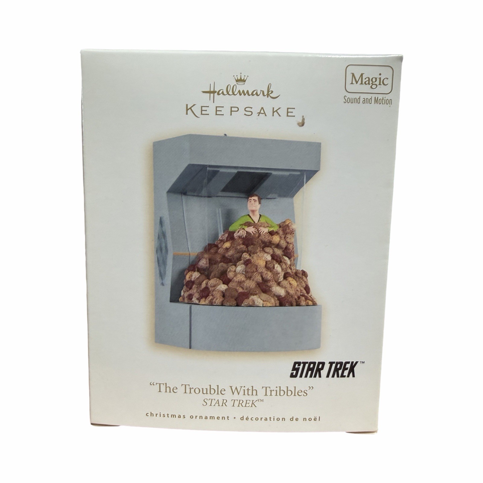 2008 Hallmark Star Trek The Trouble With Tribbles Ornament - Captain Kirk
