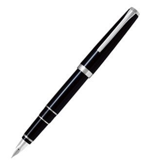 PILOT Fe-25sr-bsf Soft Character Black Fountain Pen by Namiki
