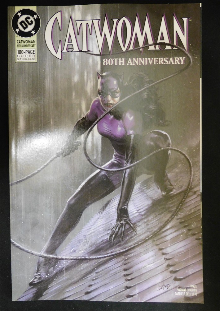 CATWOMAN 80TH ANNIVERSARY 1 DC 1990S VARIANT COMIC GABRIELE DELL\'OTTO 2020 NM