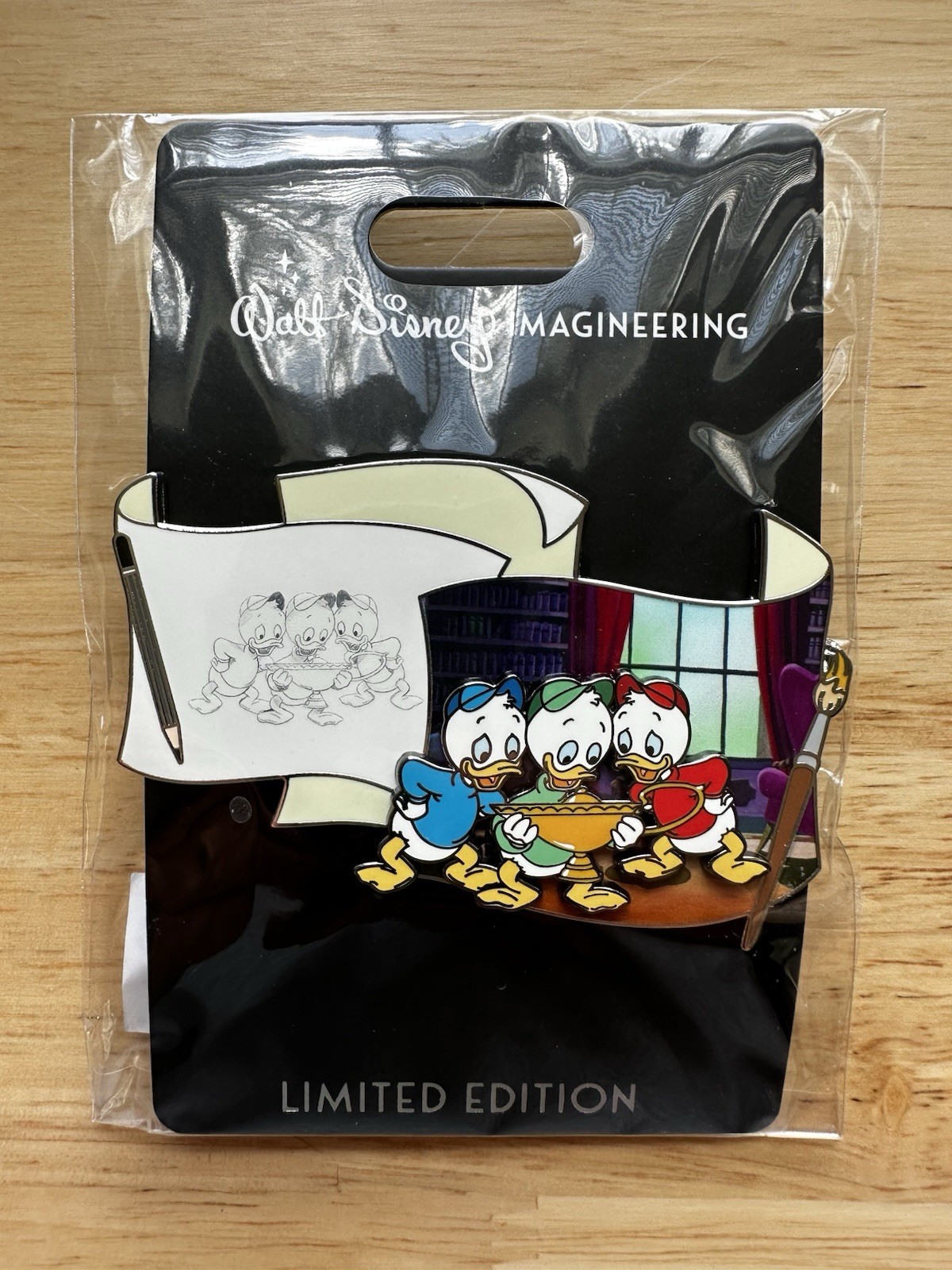 Disney WDI Pin - Off the Page Huey Dewey Louie - LE 300 Sketch
