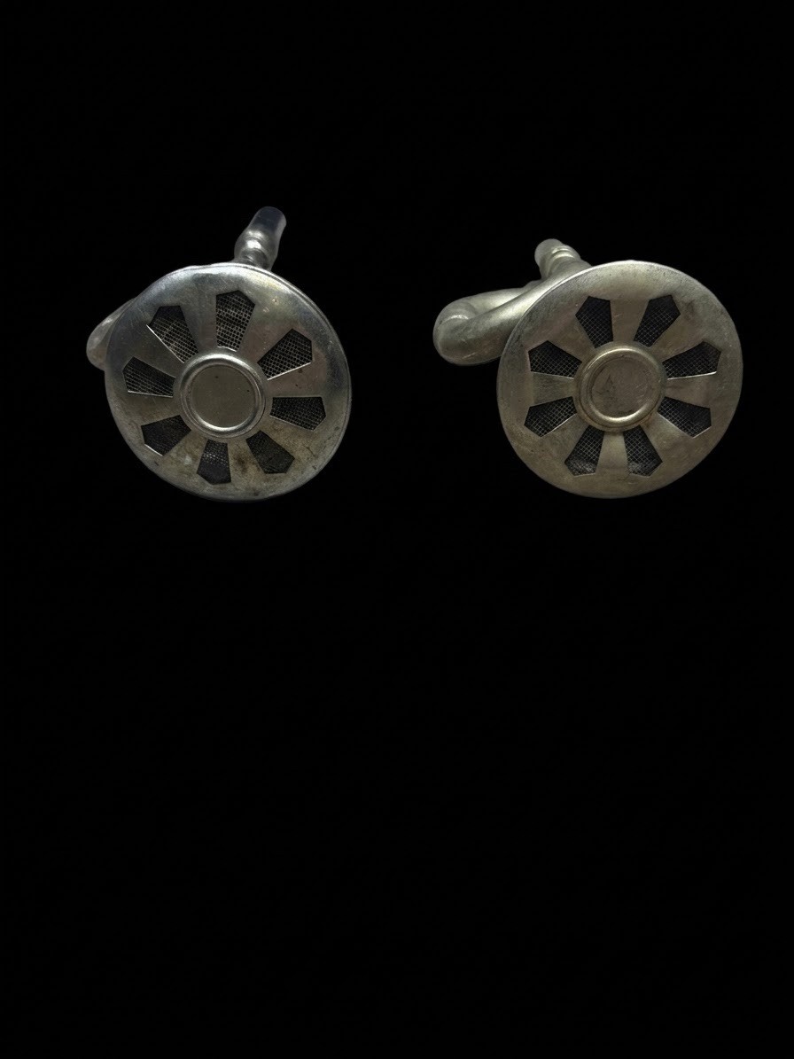 Pair Vintage  Automobile/ Bike Bulb Horns Spoke Face Screen Mesh TESTED