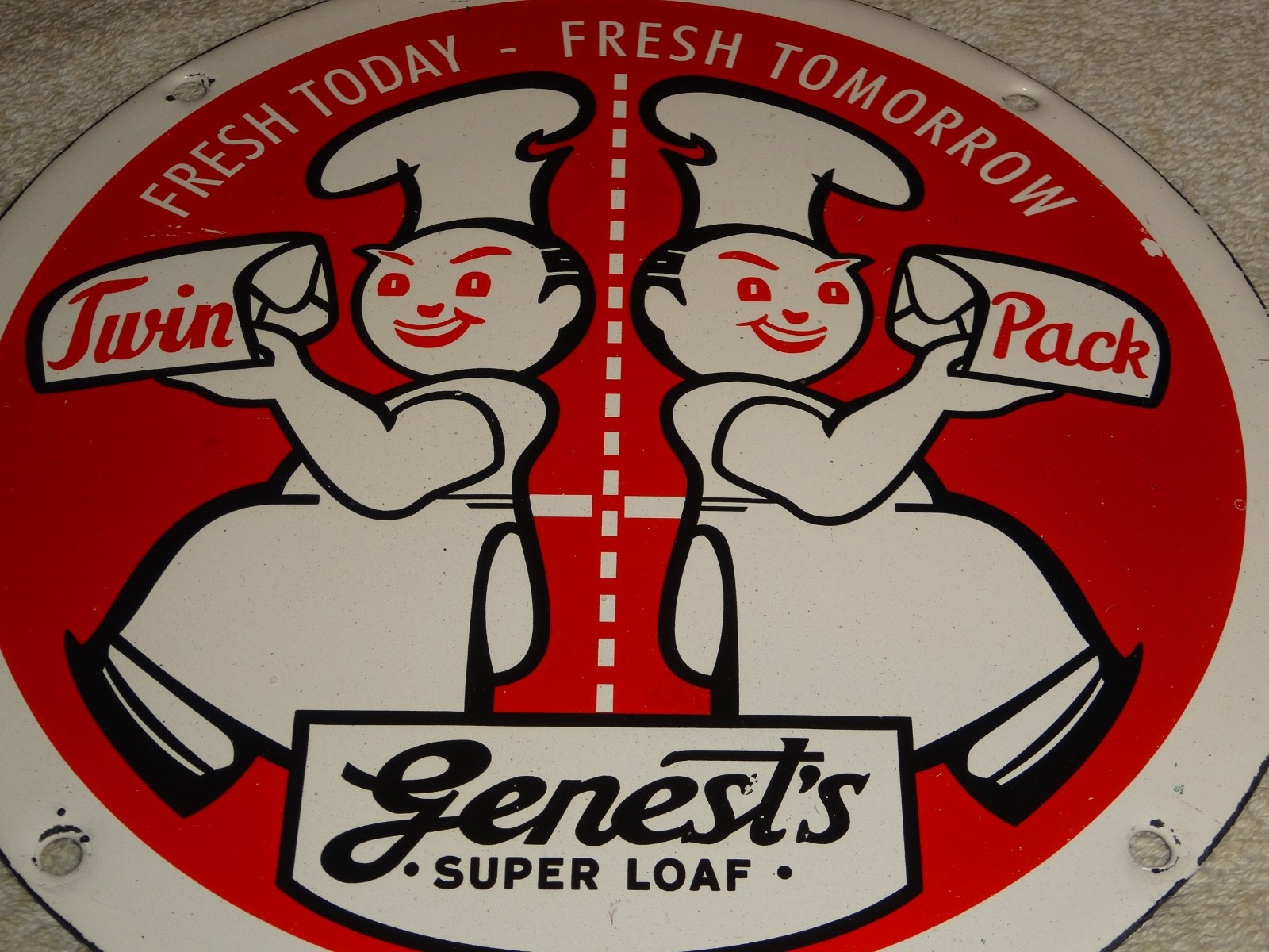 VINTAGE GENEST\'S SUPER LOAF TWIN PACK BAKERS +BREAD 8\ VINTAGE GENEST\'S SUPER LOAF TWIN PACK BAKERS +BREAD 8\