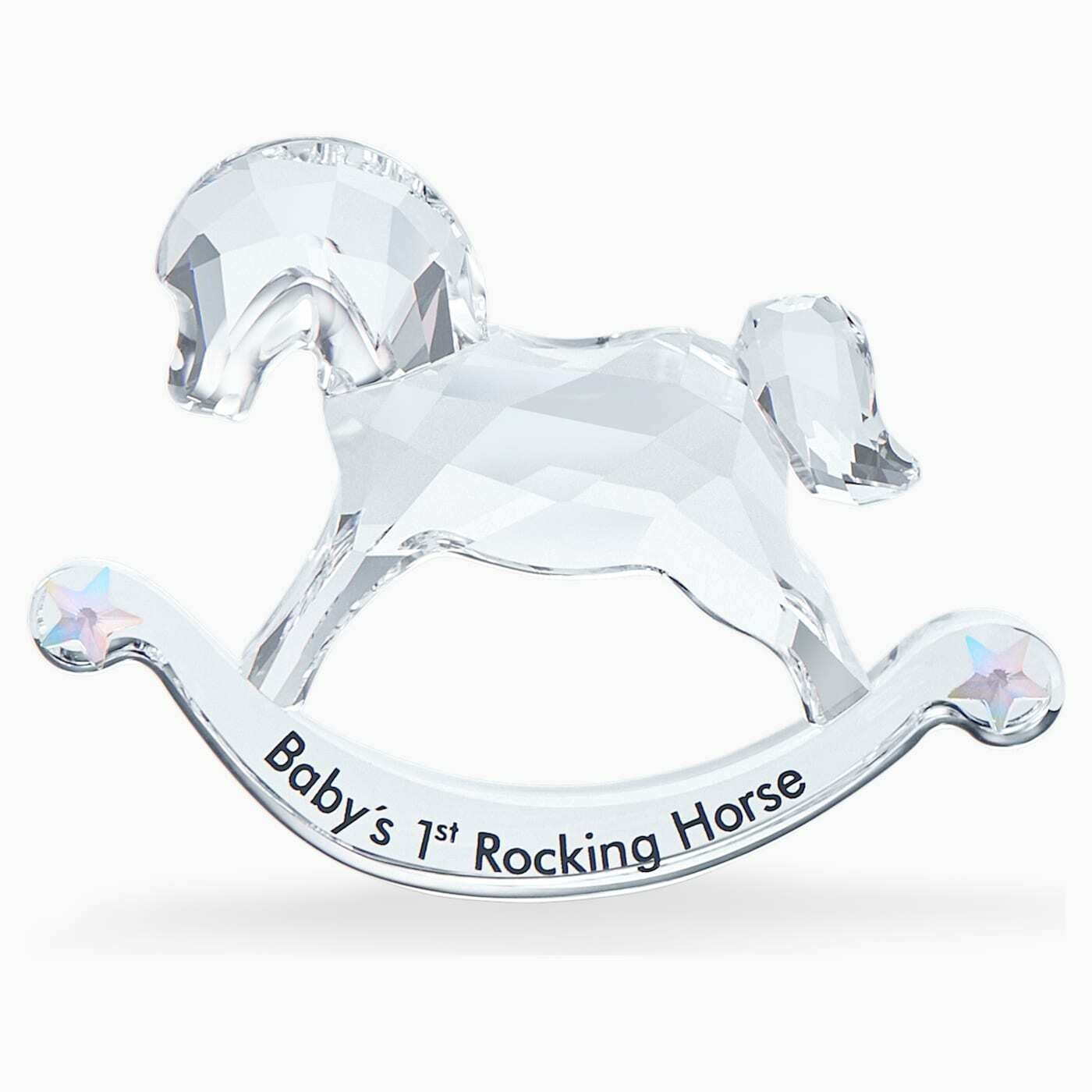 Swarovski Baby\'s 1st Rocking Horse crystal figurine #5522867 New in Box