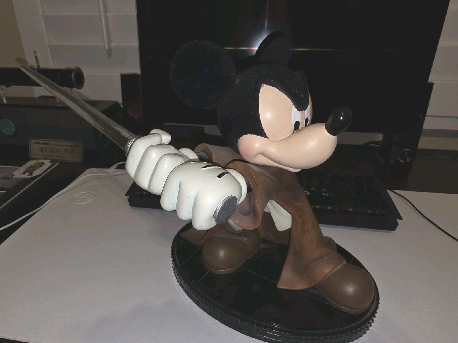 Disney Theme Parks Mickey Mouse Jedi Star Wars Figure by Brian Blackmore 2012