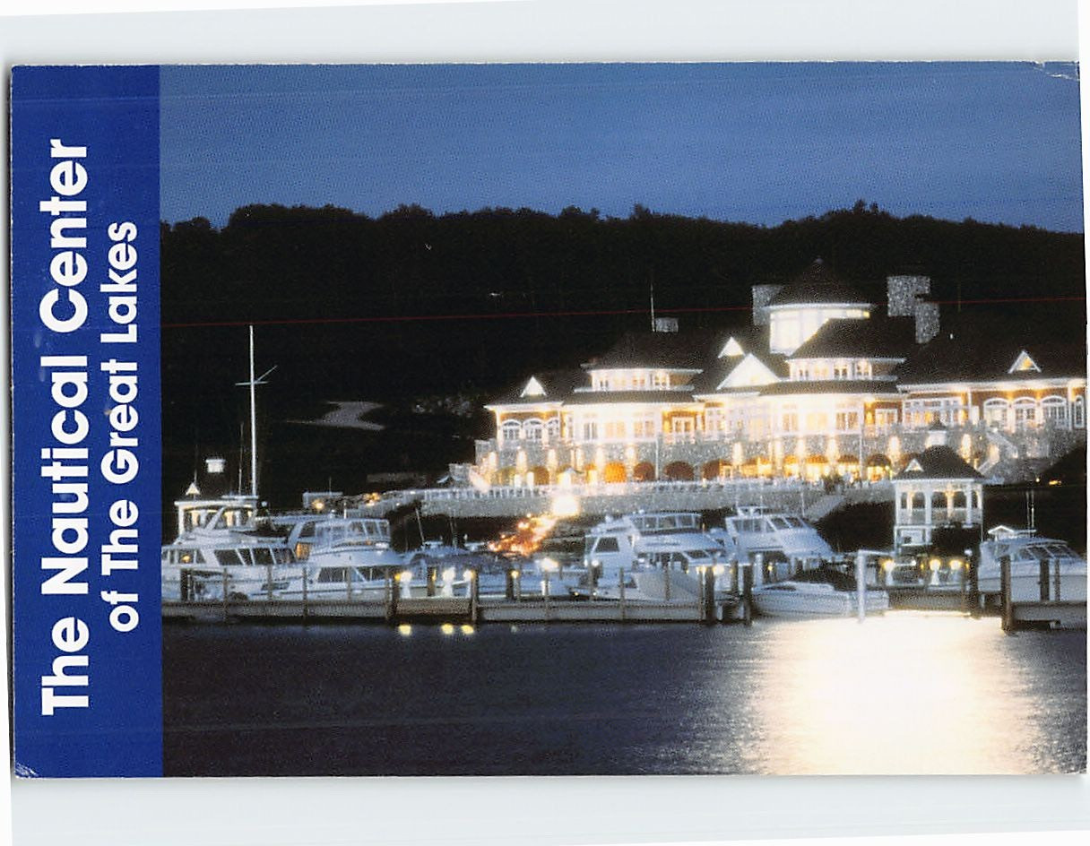 Postcard The Nautical Center of The Great Lakes Michigan