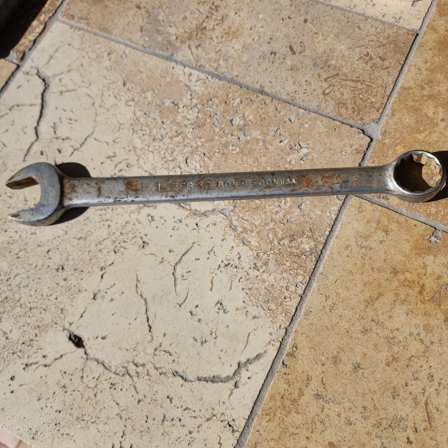 Vintage Bon-E-Con USA 1” Combination Wrench 12 Point ZEB 32