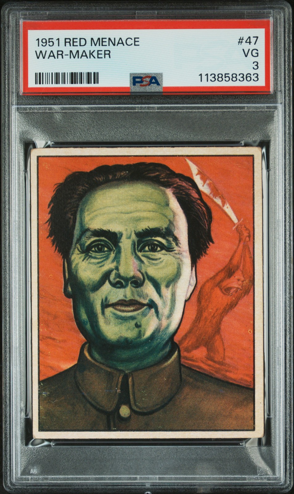 1951 RED MENACE #47 WAR-MAKER PSA 3