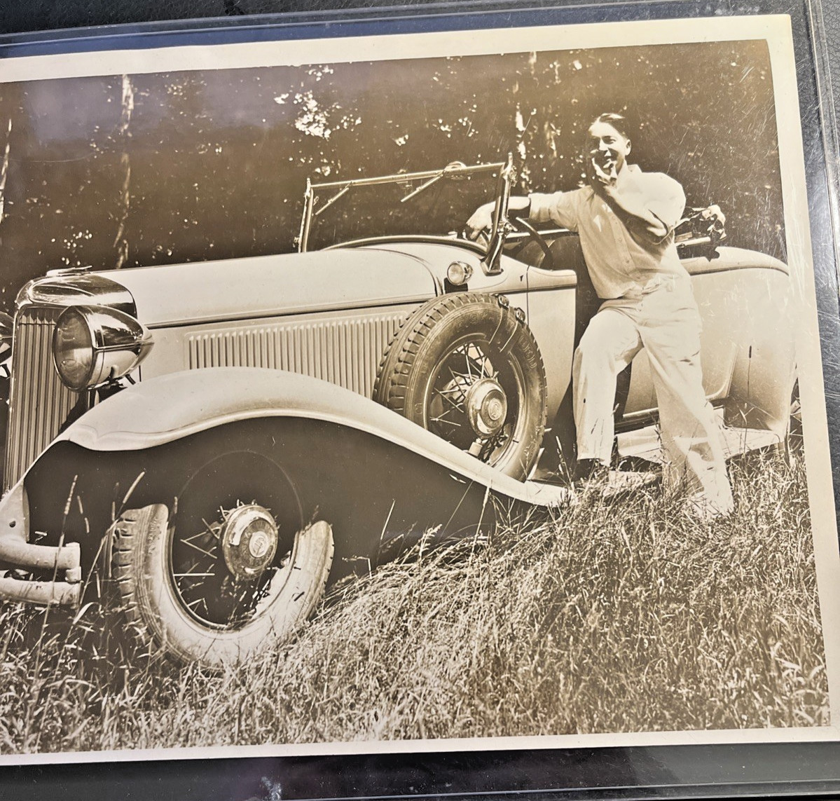 Vintage 1931 Chrysler CD Eight Roadster Classic Car Photo Still 8x10