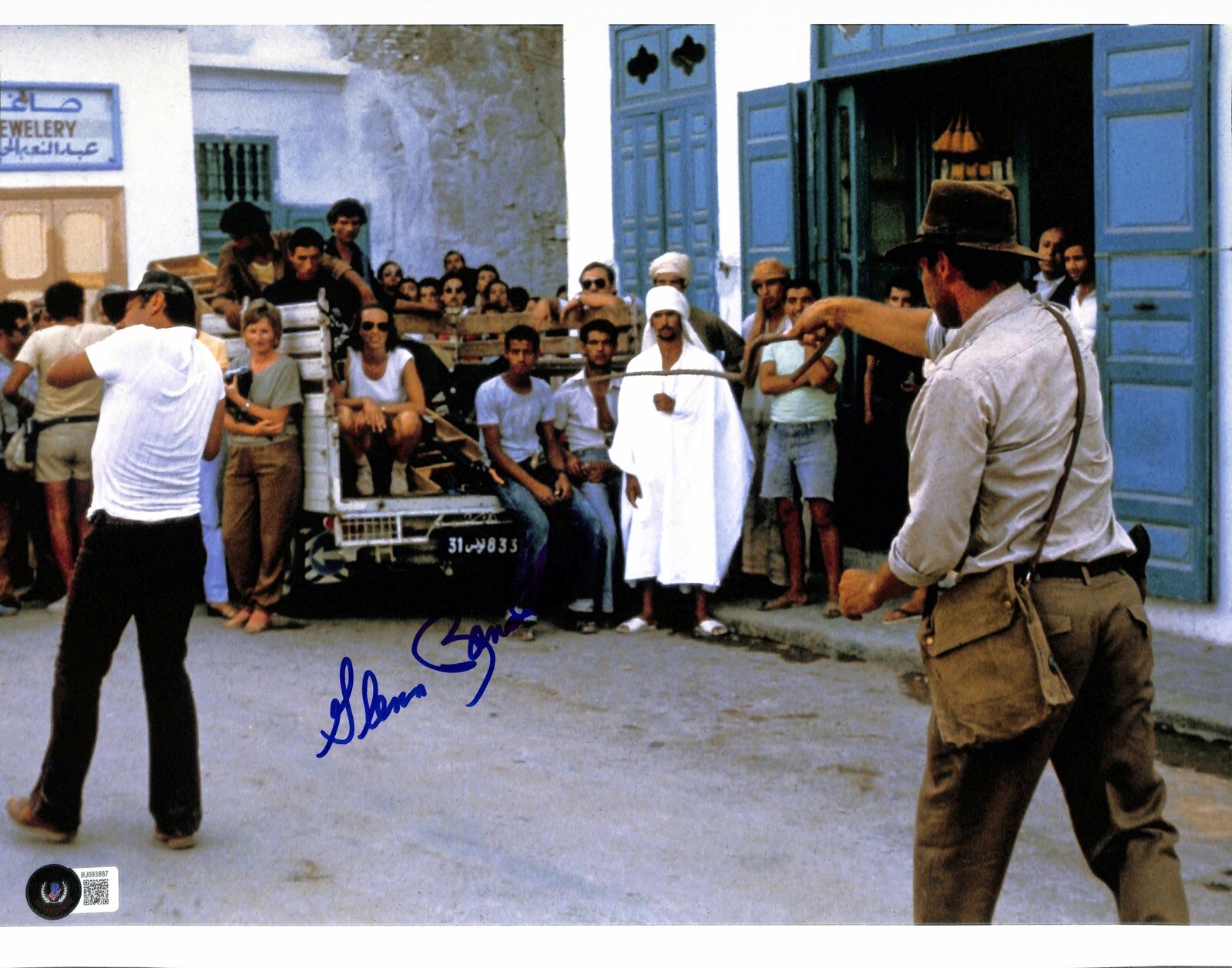 Stunt Director Glenn Randall Indiana Jones Signed 11x14 Photo BAS