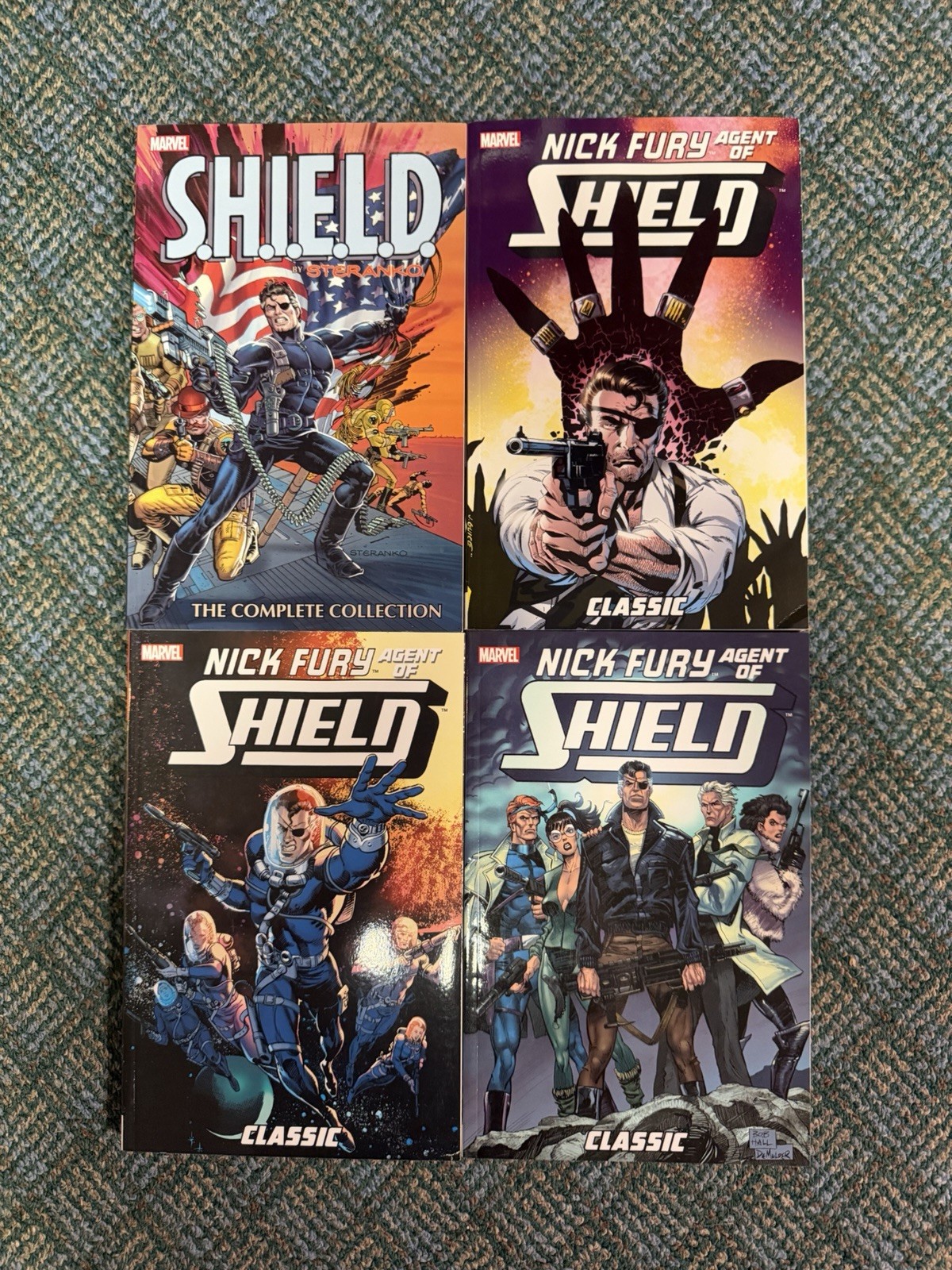Nick Fury Agent Of Shield Classic Vol 1-3 And Steranko The Complete Collection