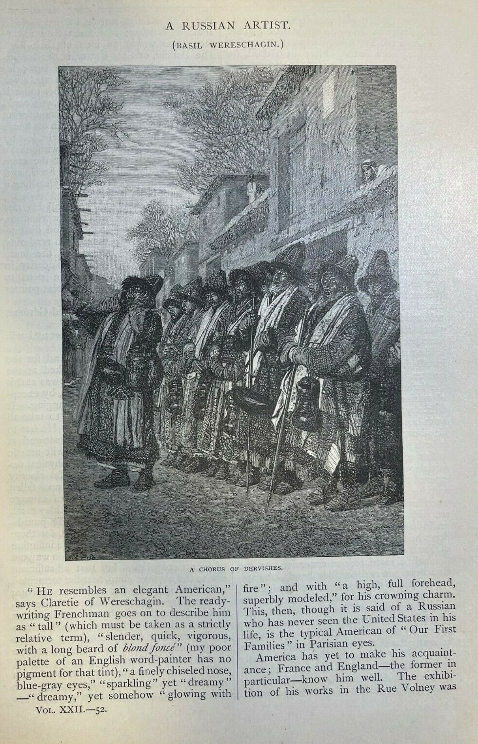 1881 Russian Artist Basil Wereschagin illustrated