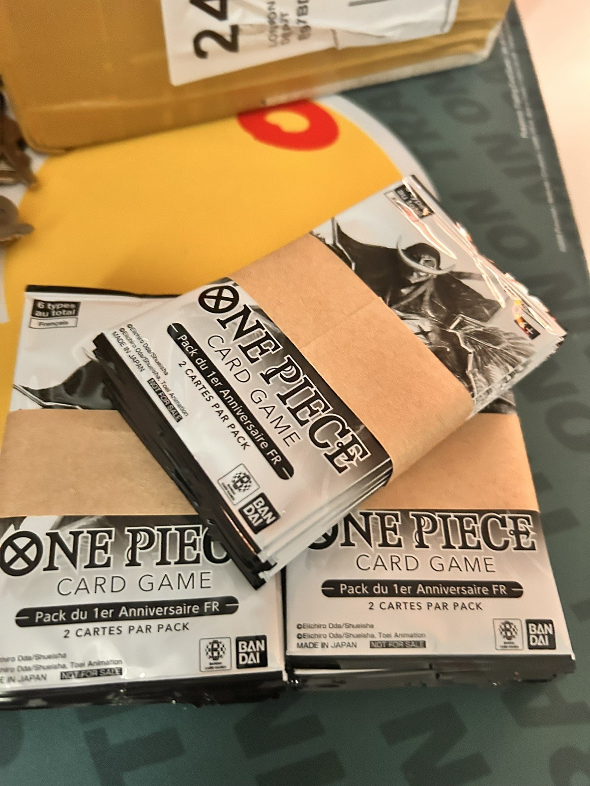 One piece French 1st Anniversary 1er Anniversaire FR Pack EXCLUSIVE - Sealed x1