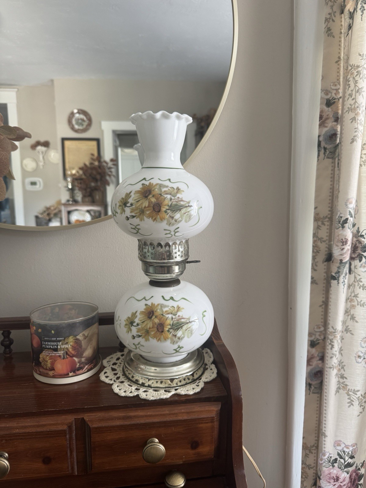 Sunflower 3 Way Vintage Lamp