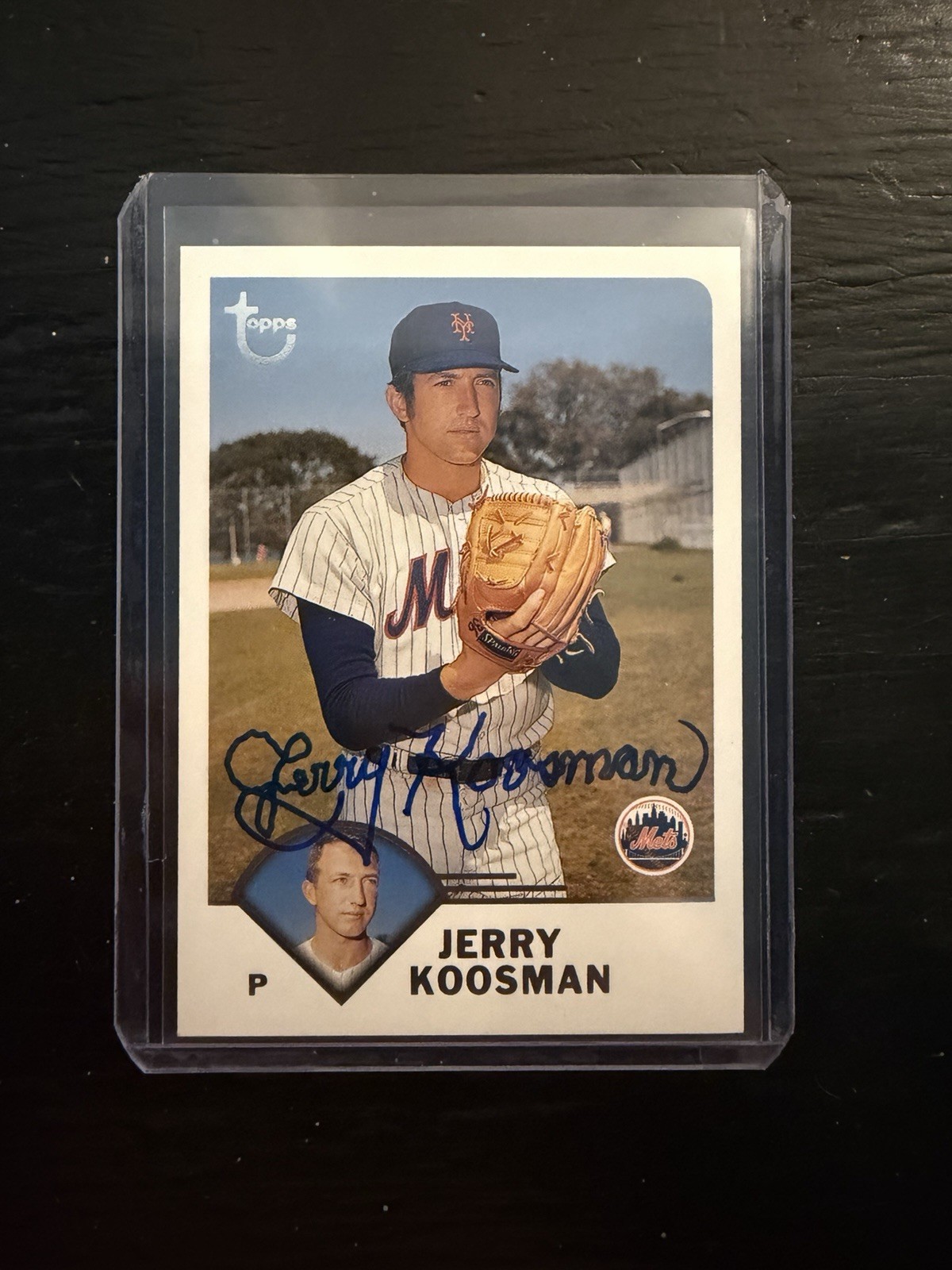 Jerry Koosman Autographed 2003 Topps Retired Signature Edition MLB Card Signed