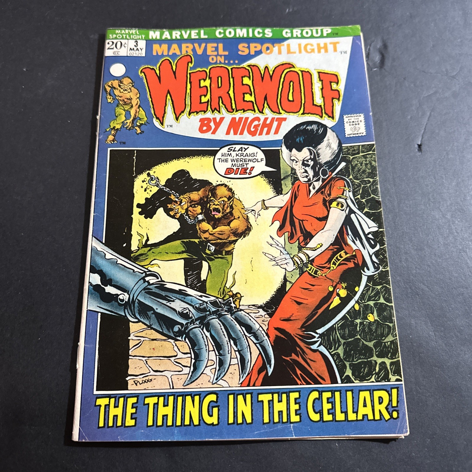 Marvel Spotlight #3 Werewolf by Night 2nd Appearance 1st Darkhold VG (4.0) A66 Marvel Spotlight #3 Werewolf by Night 2nd Appearance 1st Darkhold VG (4.0) A66