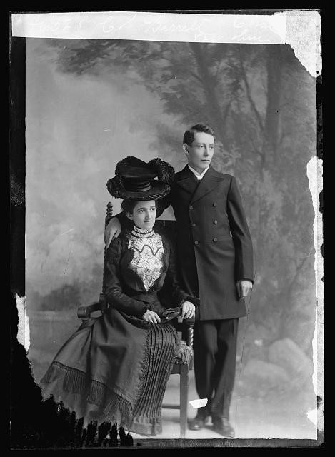 Photo:Barrett C.W. Portrait of Man and Woman c1894-1901