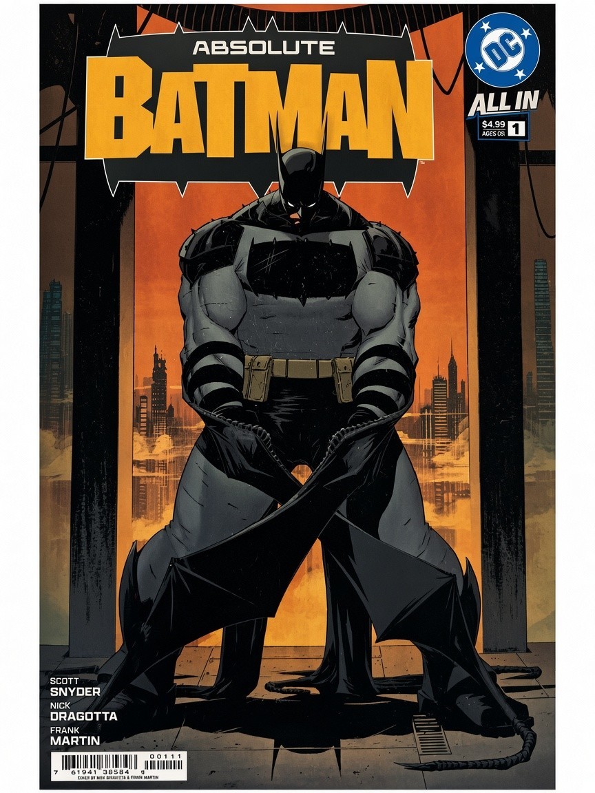 Absolute Batman #1 Nick Dragotta Cover FIRST EDITION (DC Comics December 2024) Absolute Batman #1 Nick Dragotta Cover FIRST EDITION (DC Comics December 2024)
