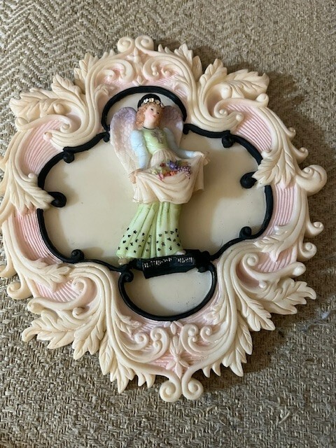 Lefton Angel of Prosperity, 1996 Wall Plaque Debbie Jarratt