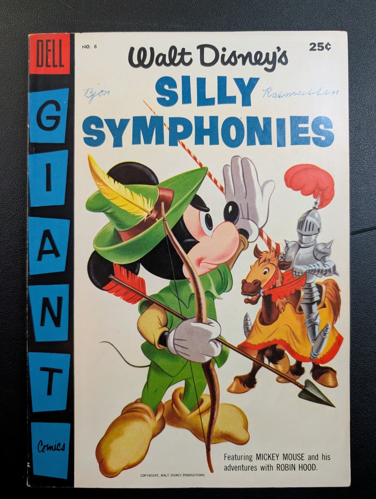 WALT DISNEY'S SILLY SYMPHONIES #6: VF- : PAINTED COVER: PETER PAN APP: 1956 WALT DISNEY'S SILLY SYMPHONIES #6: VF- : PAINTED COVER: PETER PAN APP: 1956