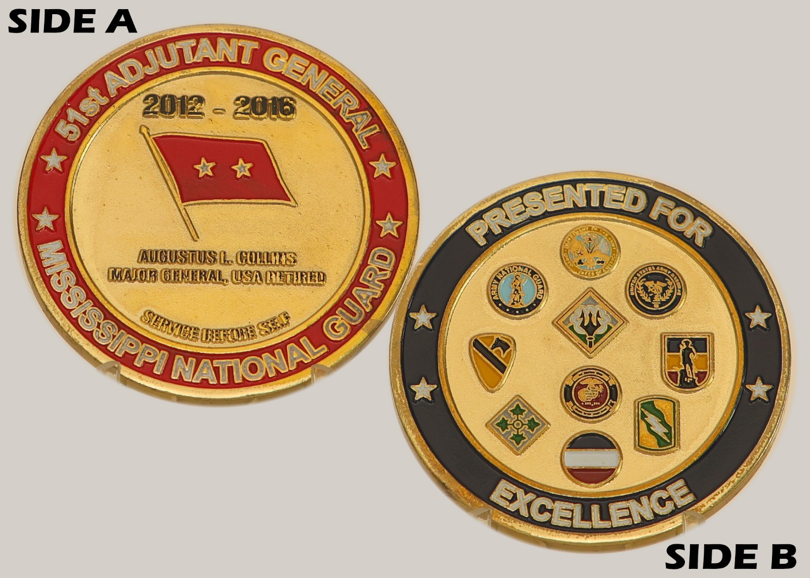 Mississippi National Guard 51st Adjutant General Challenge Coin  M#6