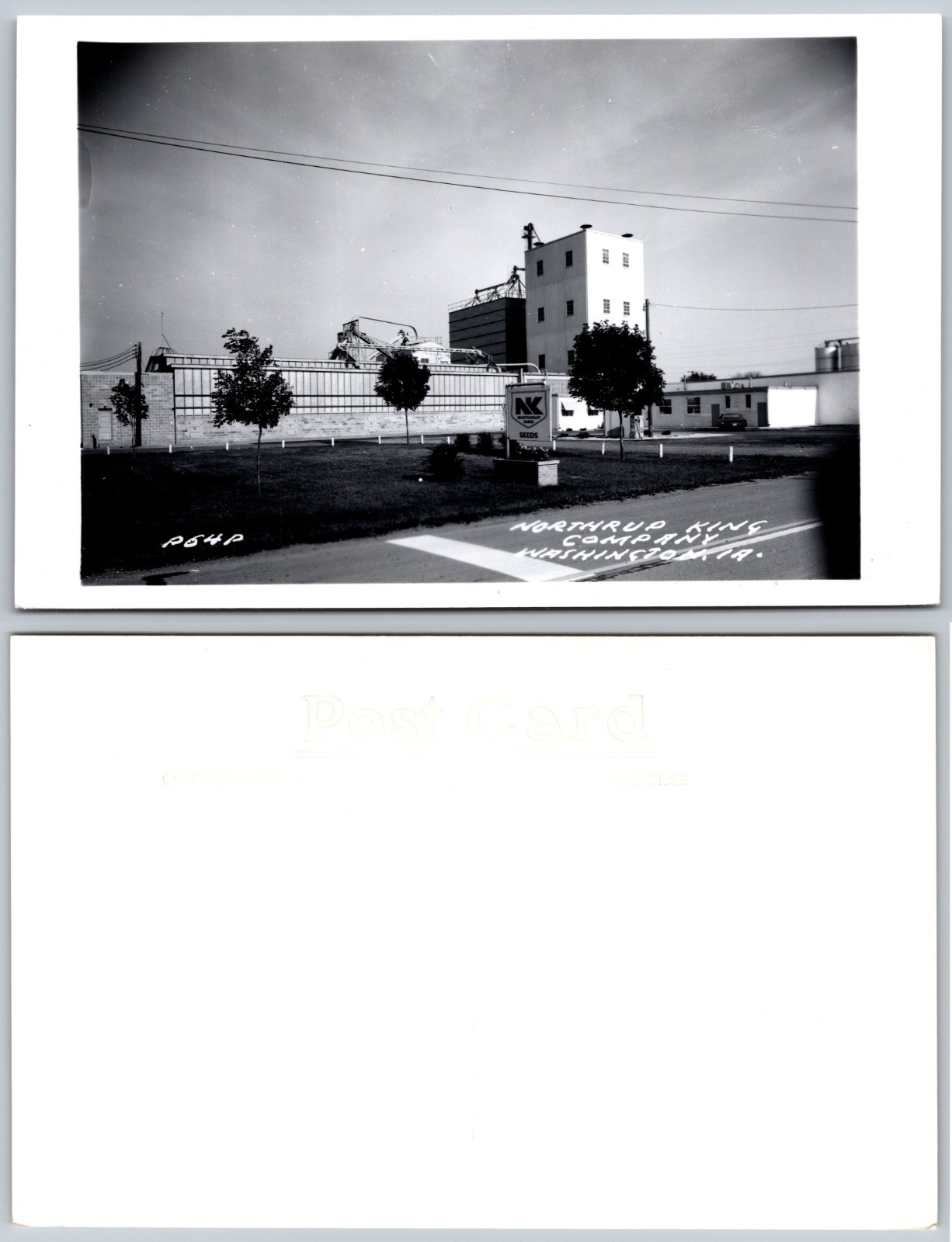 RPPC NORTHRUP KING COMPANY WASHINGTON IA Photo Postcard