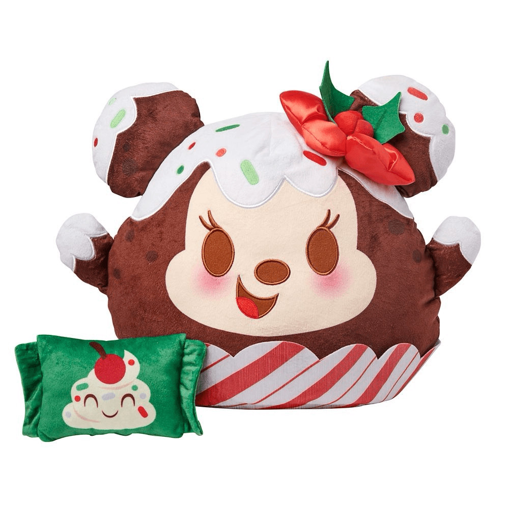 SUMMER SALE Minnie Holiday Toffee Pudding Disney Munchlings Plush 16” NEW