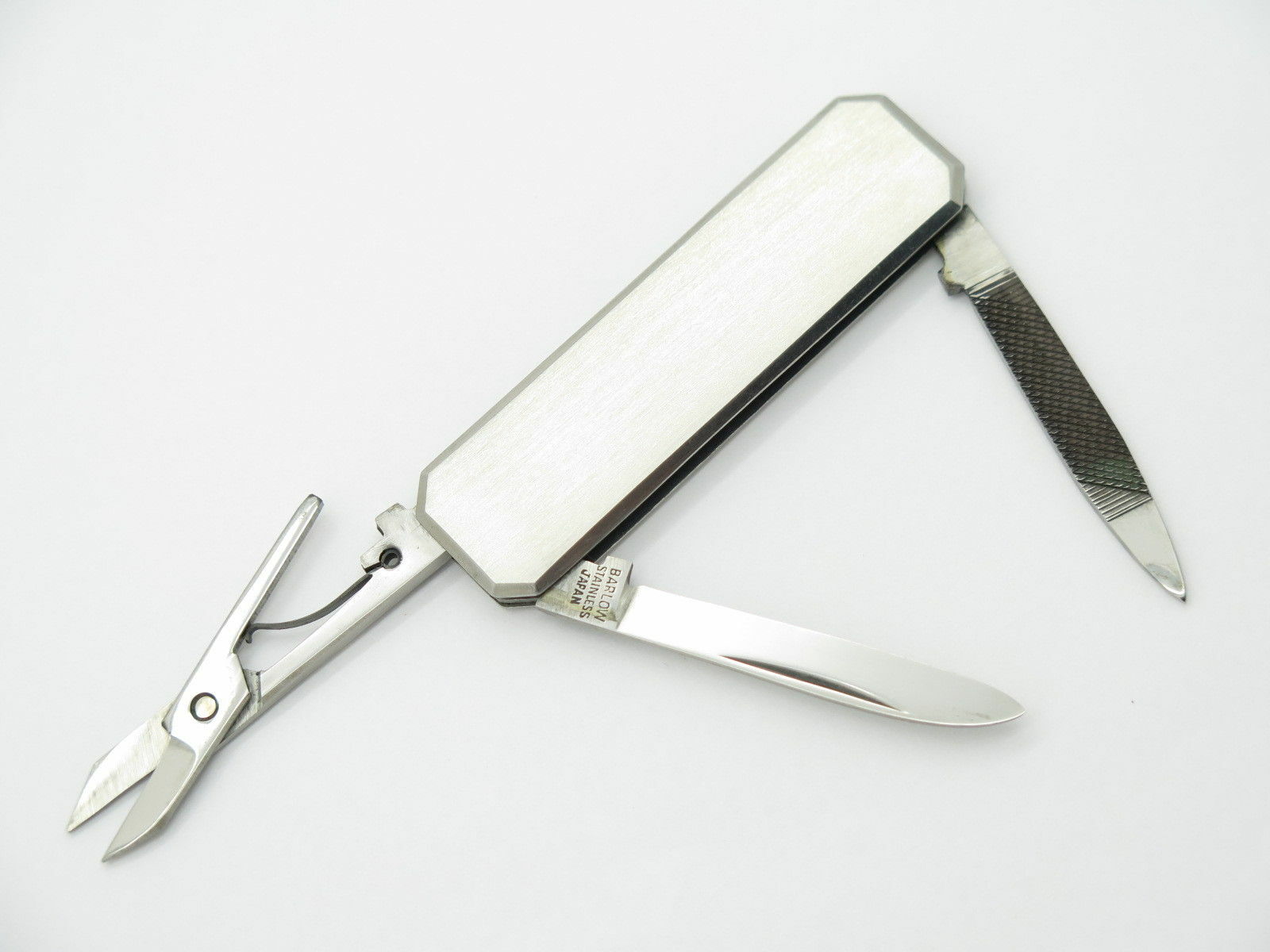 Vtg Barlow Seki Japan Small Stainless Gentleman Lobster Folding Pocket Knife Vtg Barlow Seki Japan Small Stainless Gentleman Lobster Folding Pocket Knife