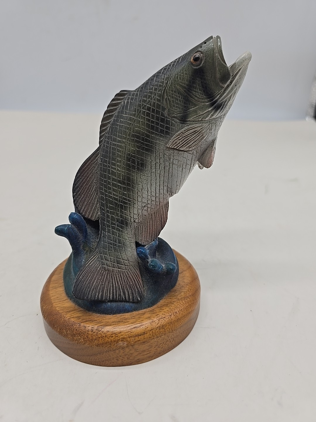 Fishing Figurine Jennings Decoy Co. Fish Figurine.