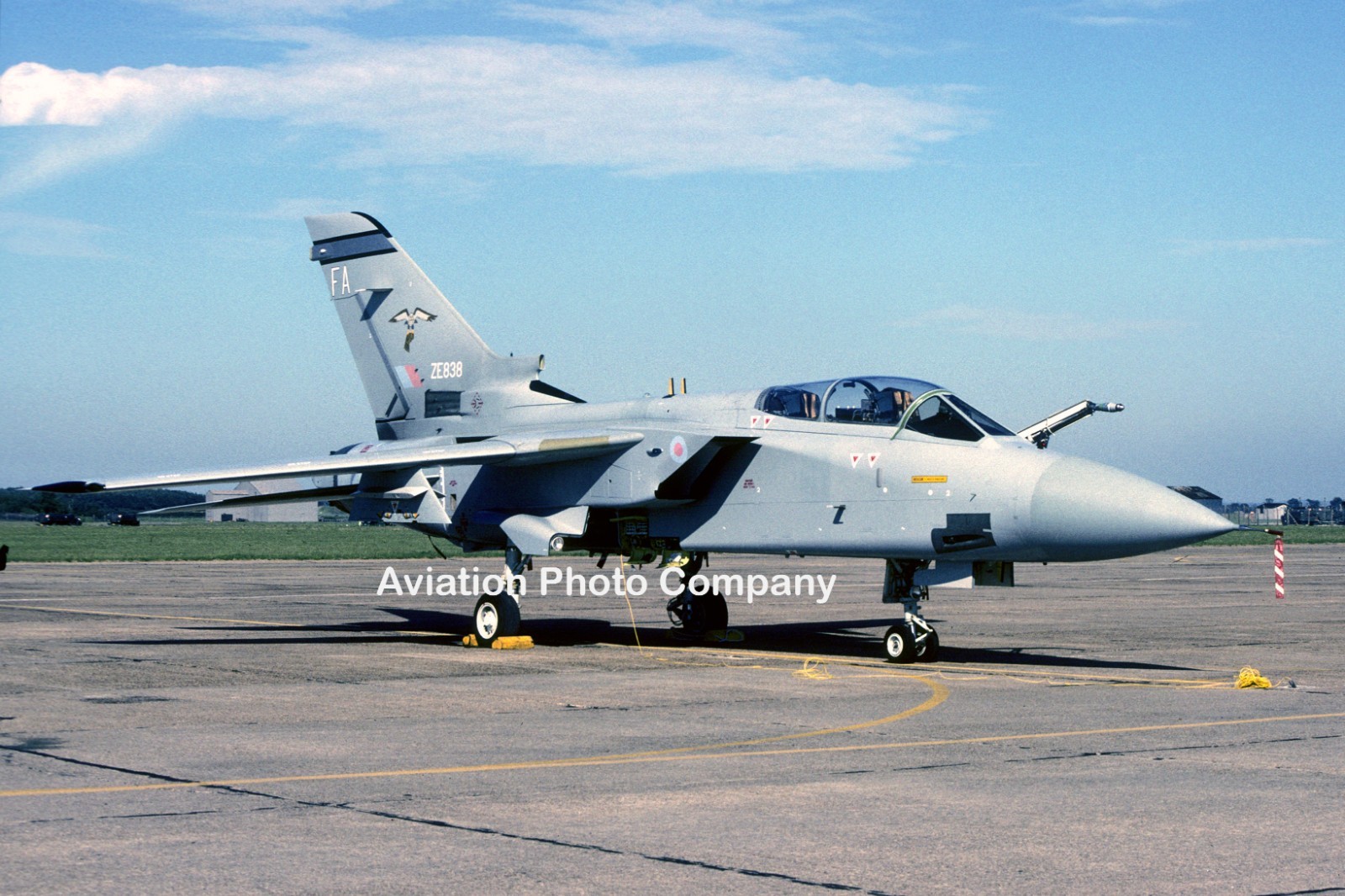 RAF 25 Squadron Panavia Tornado F.3 ZE838/FA (1989) Photograph RAF 25 Squadron Panavia Tornado F.3 ZE838/FA (1989) Photograph