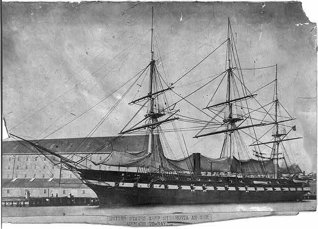 Photo:U.S.S. Minnesota Battleship 1900s Naval Ship Portrait