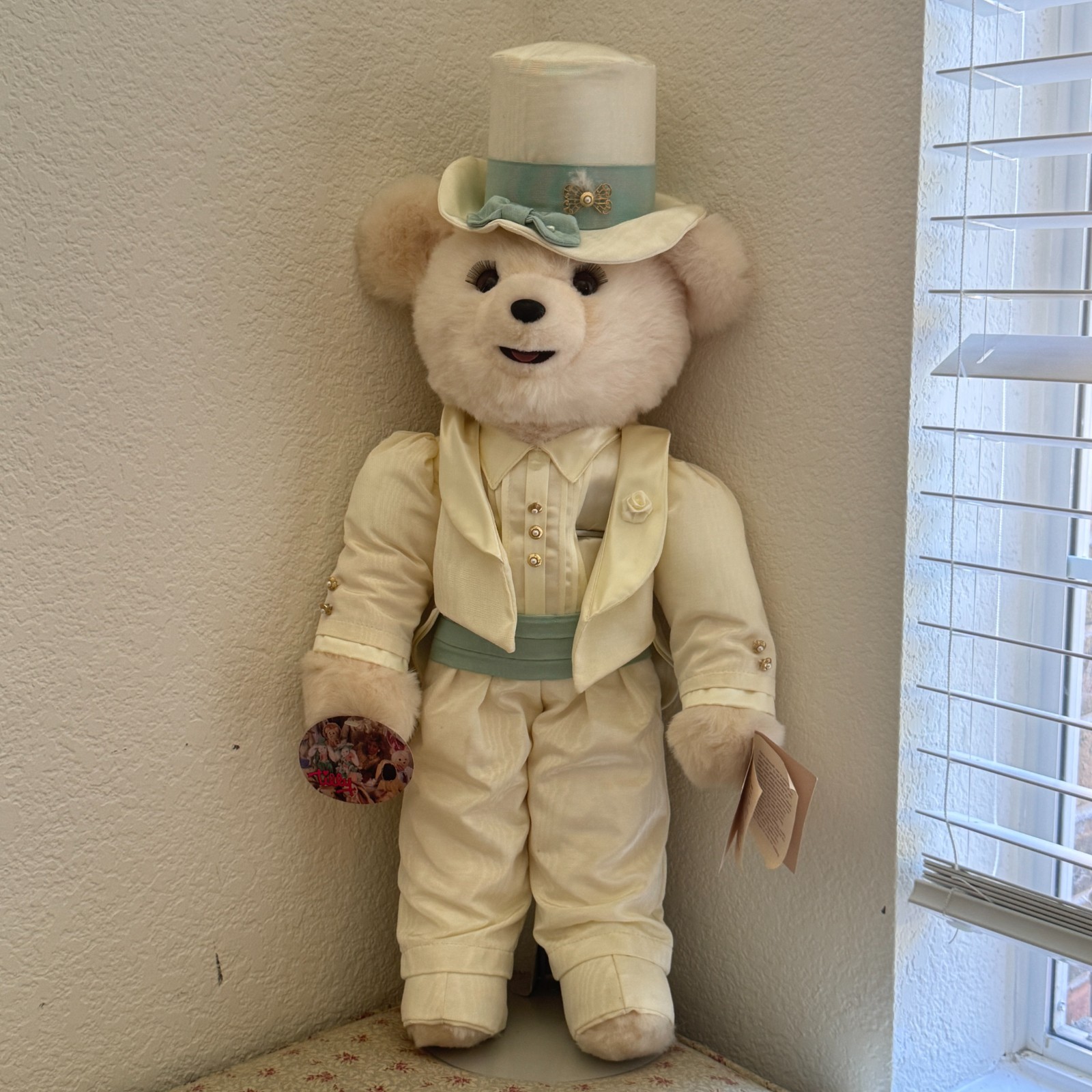 Vintage Tilly Collectibles Lord Lovingly Groom Bear 30in Made USA Wedding