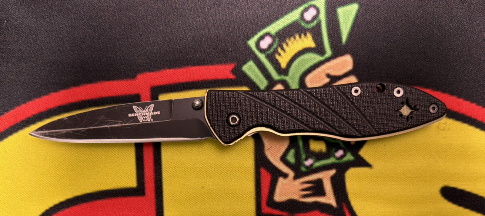 Benchmade 885BT Mini Dark Star Elishewitz Knife ATS-34