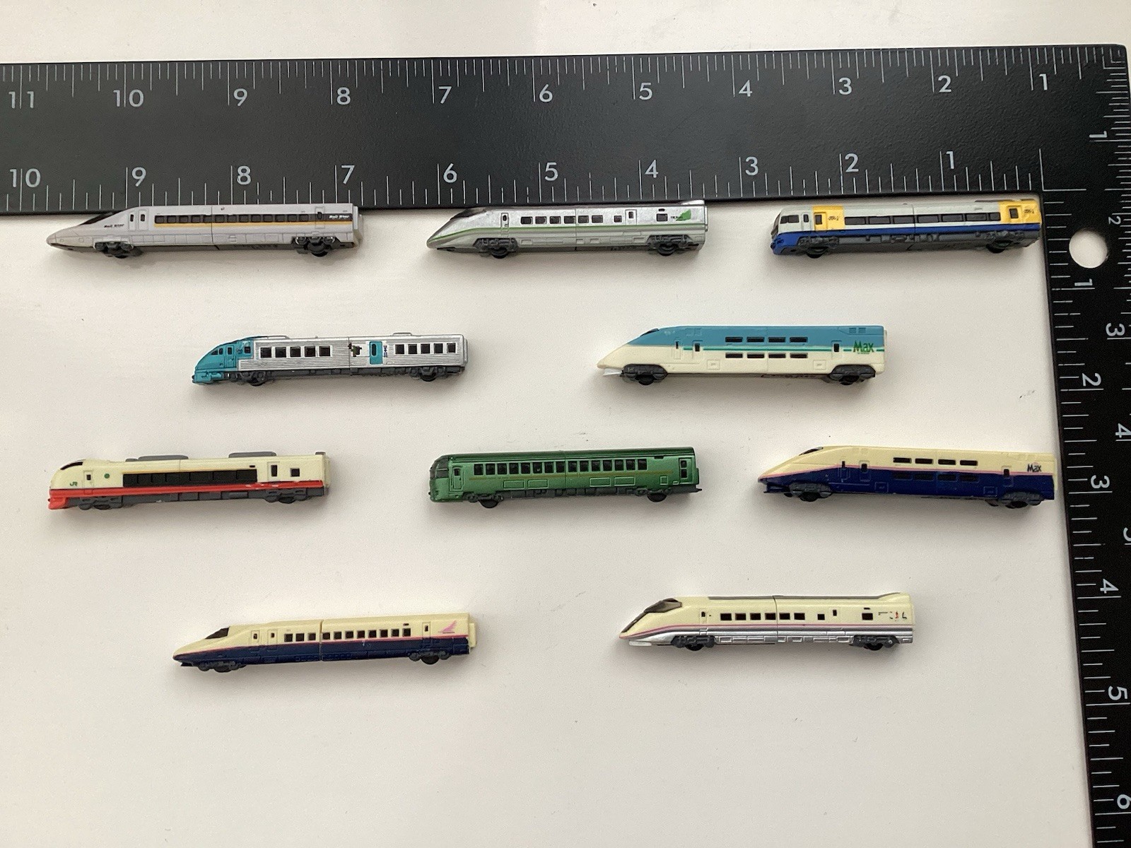 Furuta Choco Egg Miniature Train Lot of 10 Furuta Choco Egg Miniature Train Lot of 10