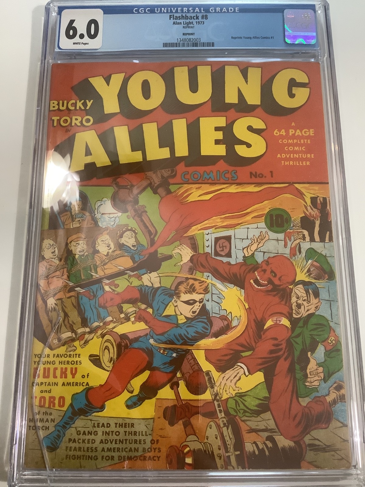 YOUNG ALLIES Flashback #8 Reprint 1973 CGC 6.0