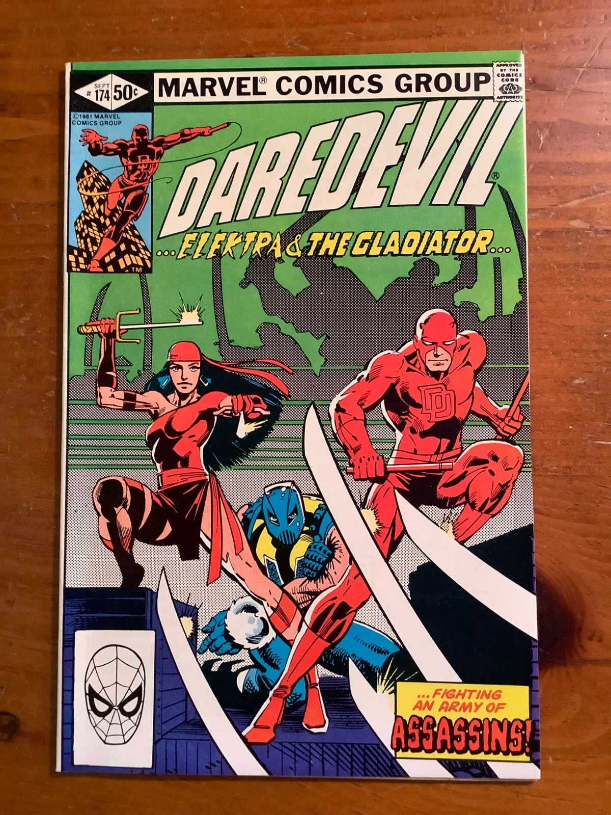 Daredevil #174 1981 - 1st Appearance of The Hand - Frank Miller Key
