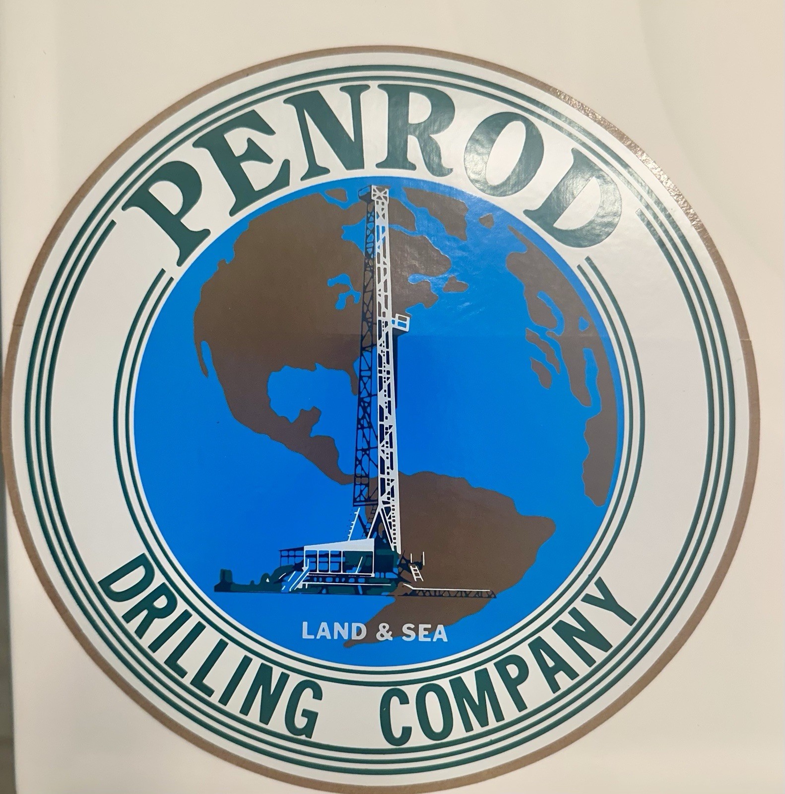 Vintage Penrod Drilling Company Land & Sea Oilfield Offshore 8\