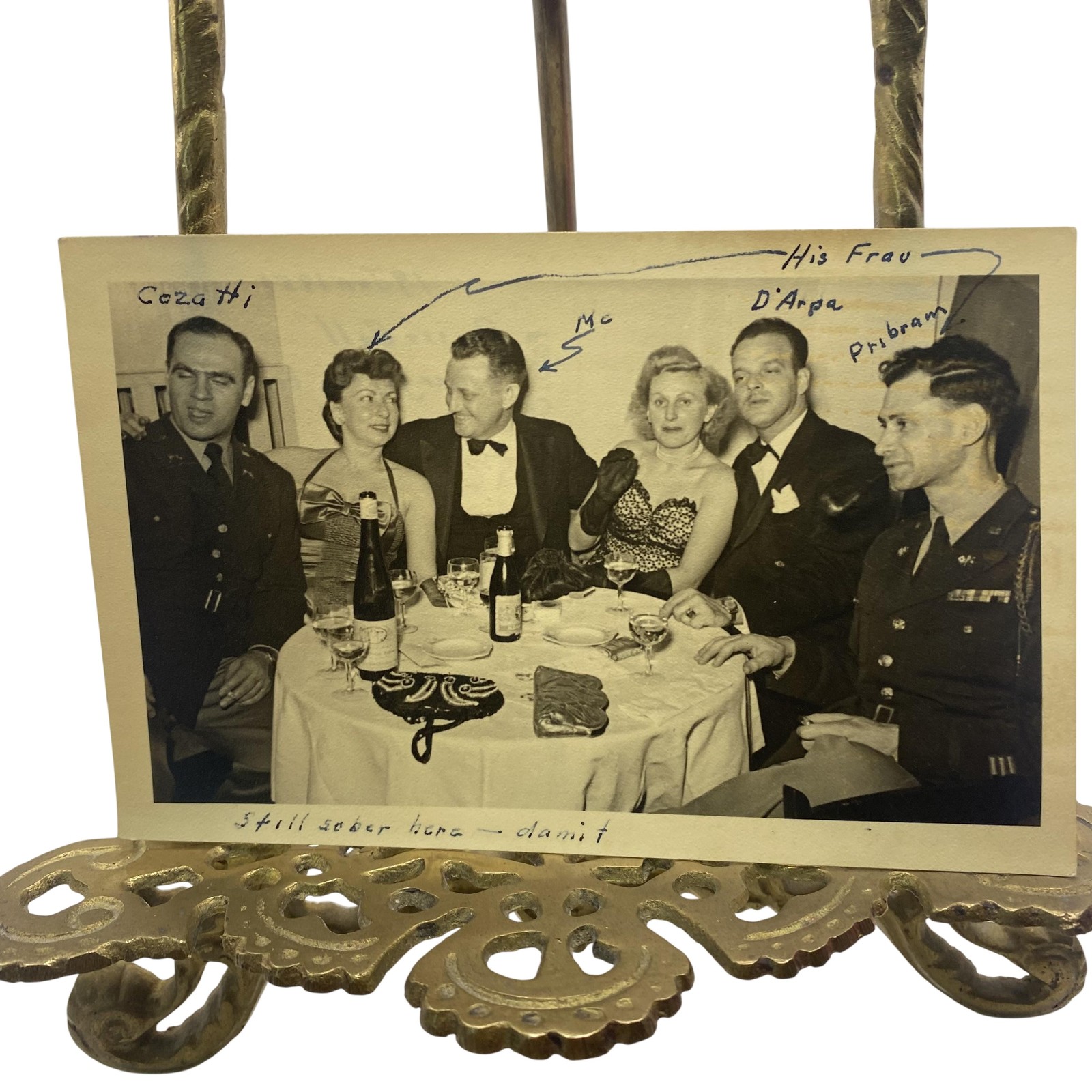 Vintage 1951 Presse Ball Thiergarten Bayreuth RPPC Real Photo Postcard Germany