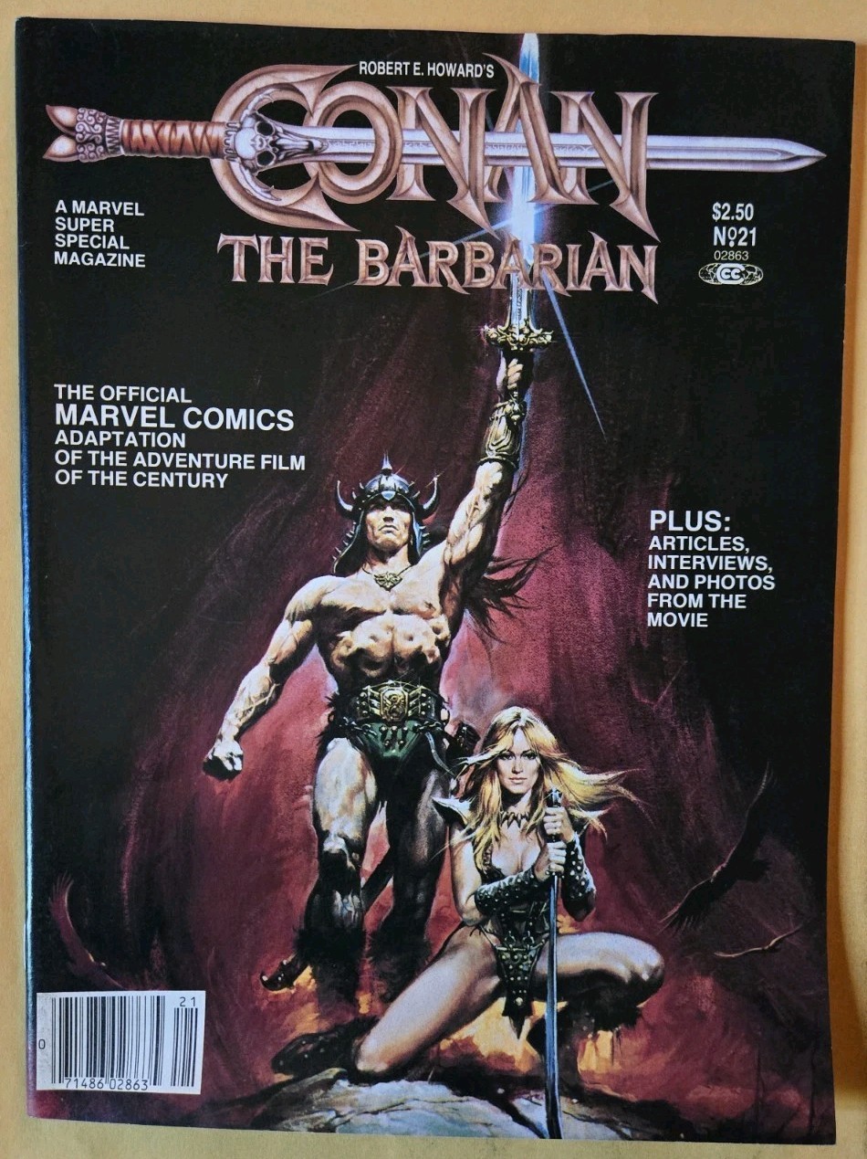 Marvel Super Special #21 Conan The Destroyer Marvel Comics Summer 1982